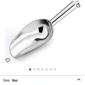 8oz Ice Scoop, Stainless Steel Food Scoop